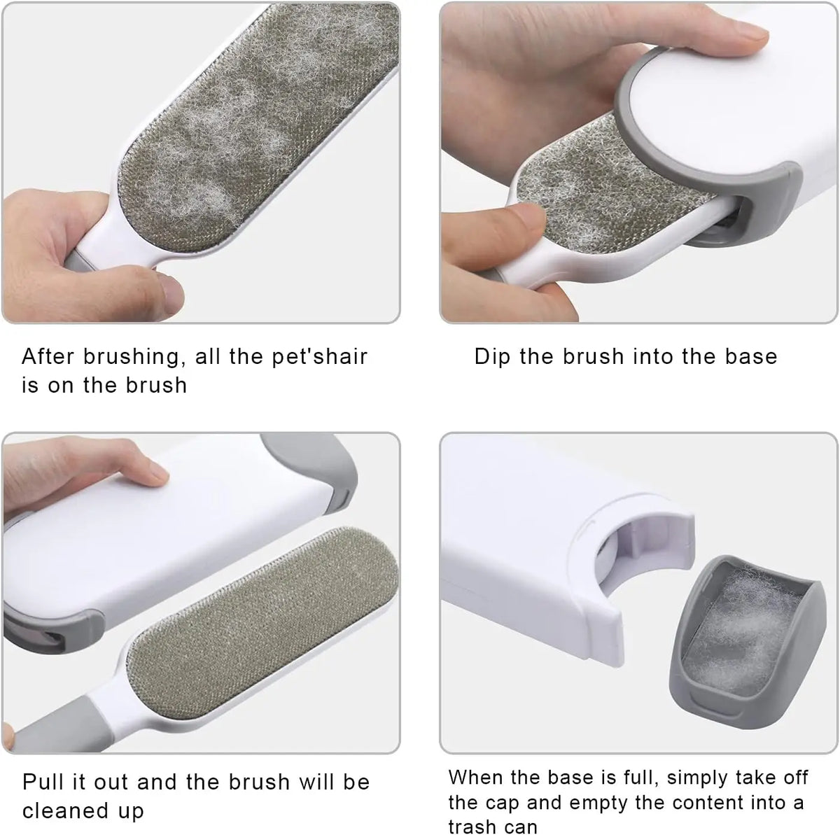 Brosse Anti-Poils Double Face Réutilisable — vue 4 sur 9